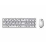 Bezvadu klaviatūra ar peli ASUS W5000, US, pelēka/ balta